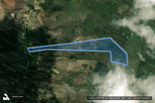 Imagem de satélite de Fazenda Alagamar - Parte 347 - Maria José Laurentino Ferreira em Salgado de São Félix - PB