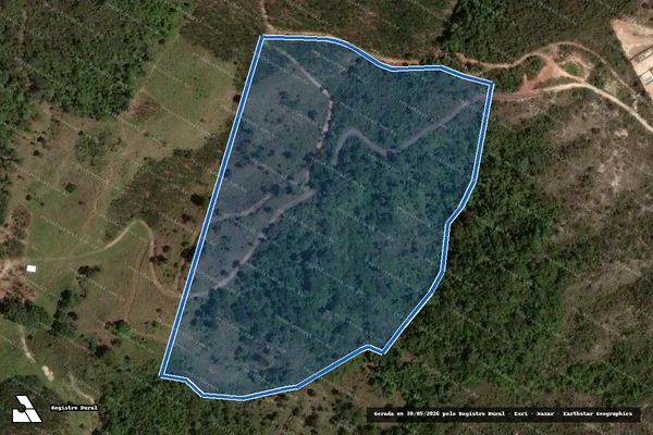 Imagem de satélite de Sitio Alvarenga e Catarina - GLEBA 01 em Sabará - MG