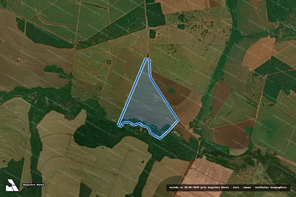 Imagem de satélite de Fazenda Boa Esperança - Parte 1 em Nova Alvorada do Sul - MS