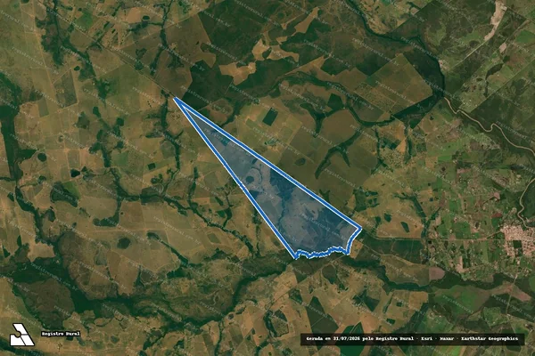 Imagem de satélite de GLEBA AGUAPEÍ - DEVOLUTA 08 - Parcela B em Porto Esperidião - MT