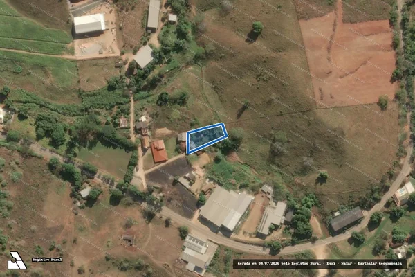 Imagem de satélite de CHACARA DOBROVOLSKI - Parte 1 em Cachoeiro de Itapemirim - ES