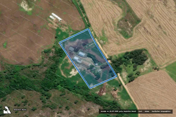 Imagem de satélite de Carambei - Fazenda Passo Dos Bois - Matrícula 2132 em Carambeí - PR
