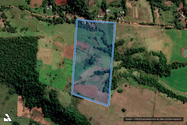 Imagem de satélite de PERSEVERANÇA ? LOTE 125 - LOTE 125 em São Francisco de Assis - RS