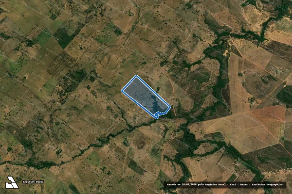 Imagem de satélite de Lote ? 245 P.A SANTO IDELFONSO - Lote ? 245 em Novo São Joaquim - MT