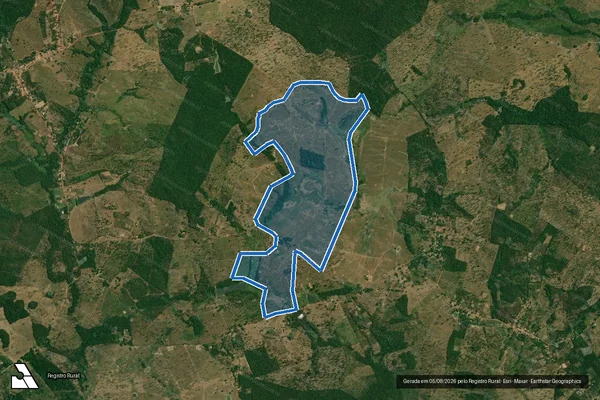 Imagem de satélite de FAZENDA 03 LAGOAS I - Parte 1 em João Lisboa - MA