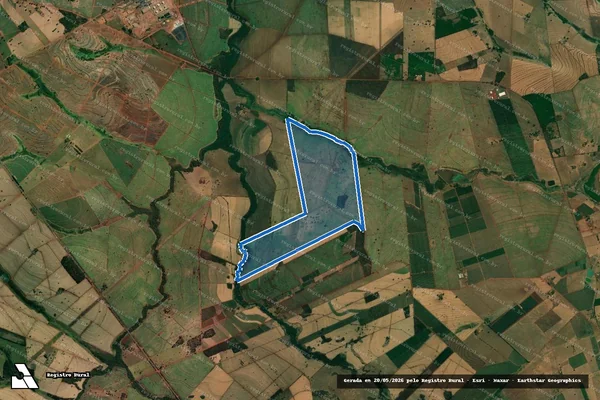 Imagem de satélite de Fazenda Santa Célia - Única em Paranapuã - SP