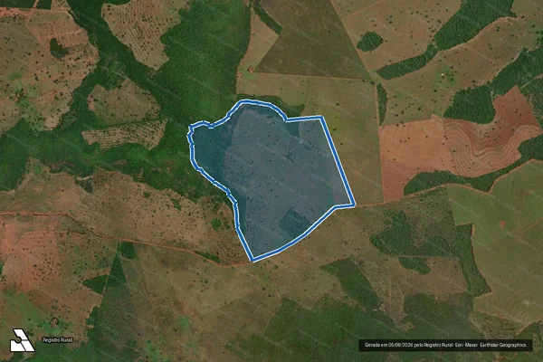 Imagem de satélite de FAZENDA SATURNO - FAZENDA SATURNO_GLEBA A em Aporé - GO