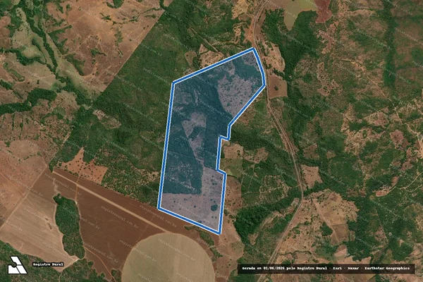 Imagem de satélite de Fazenda Barreiro ? Lote Único - Parte 02 em Brejinho de Nazaré - TO