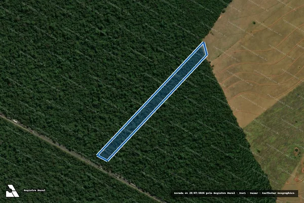 Imagem de satélite de FAZENDA BOM JESUS - LOTE 01 - FAZENDA BOM JESUS - LOTE 01 em Guairaçá - PR