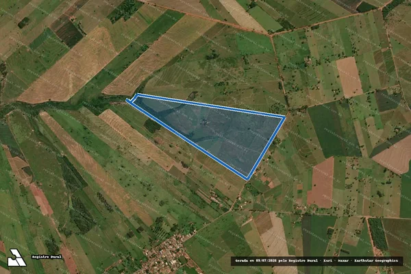Imagem de satélite de FAZENDA MARACUJA - Matrícula 2173 em Santa Isabel do Ivaí - PR