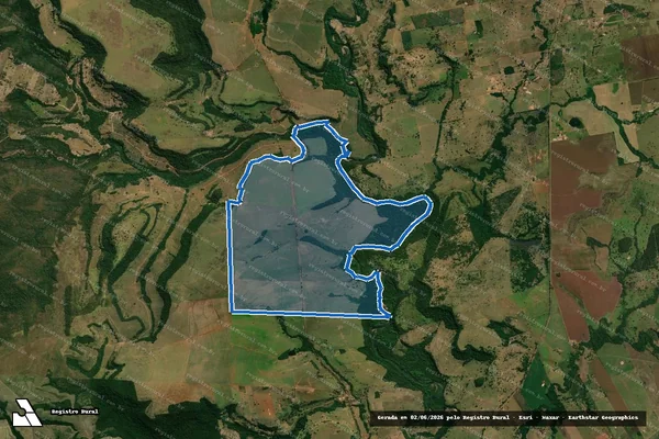 Imagem de satélite de Fazenda Santa Helena - Parcela 1 em Jaciara - MT