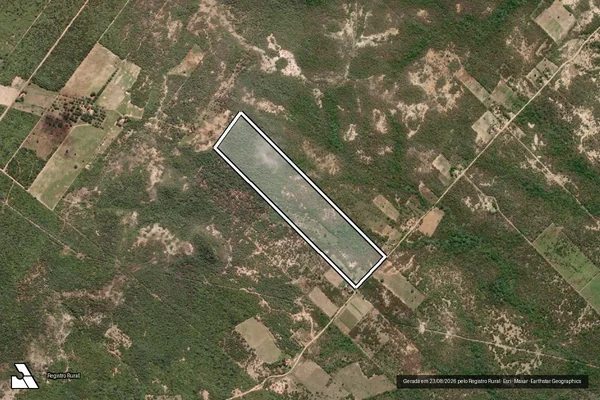 Imagem de satélite de PA FAZENDA PALHEIROS - LOTE 244/parte 1 - Parte 1 em Açu - RN