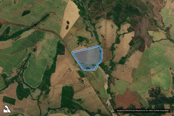 Imagem de satélite de FAZENDA FORTALEZA CASTELO - 5 em Rio Verde - GO