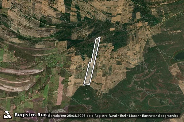 Imagem de satélite de Lote 27 - Projeto de Assentamento São Francisco II - Parte 1 em São Francisco - MG