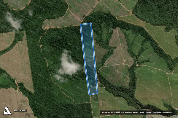 Imagem de satélite de FAZENDA CAMPOS DE PAZ AGUA AZUL - FAZENDA 6 IRMAOS em Dom Eliseu - PA