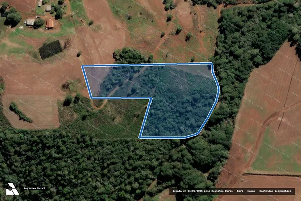 Imagem de satélite de Lote 128-P.A. BUTIÁ VERDE - GLEBA A em Fraiburgo - SC