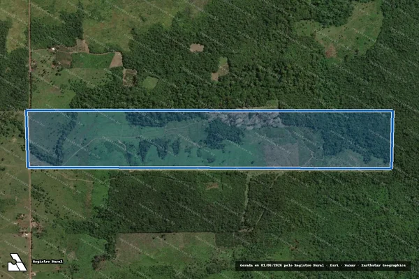 Imagem de satélite de FAZENDA INDIANA - SITIO CATETE em Monte Alegre - PA