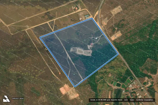 Imagem de satélite de LOTE 10 e 11 - Parte 1 em Humaitá - AM