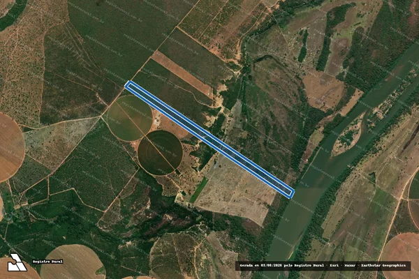 Imagem de satélite de Fazenda Formoso (Lugar den. Caatinga) - Parte 10 em Buritizeiro - MG