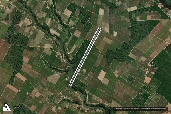 Imagem de satélite de Sitio São Pedro - Parte 1 em Jaguaré - ES