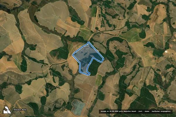 Imagem de satélite de Cipó - Parcela 1 em Santa Rita de Caldas - MG