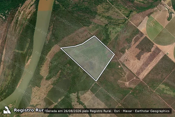 Imagem de satélite de Fazenda São Francisco - Fazenda S?o Francisco em Várzea da Palma - MG
