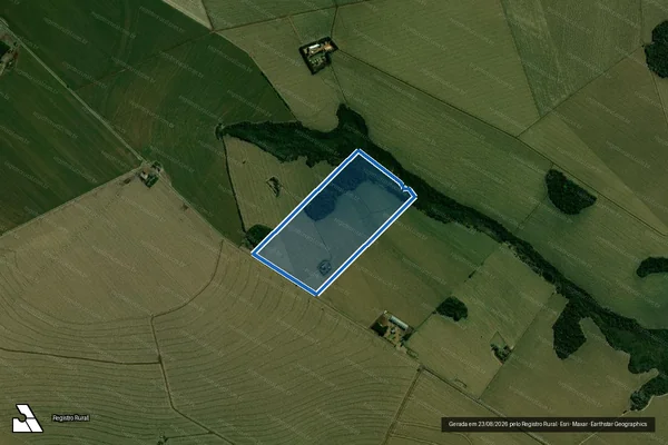 Imagem de satélite de FAZENDA TRES DE MAIO II - Parte 1 em Aral Moreira - MS