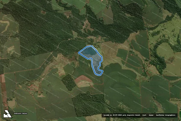 Imagem de satélite de FAZENDA BOA VISTA - AREA 1 em Cornélio Procópio - PR
