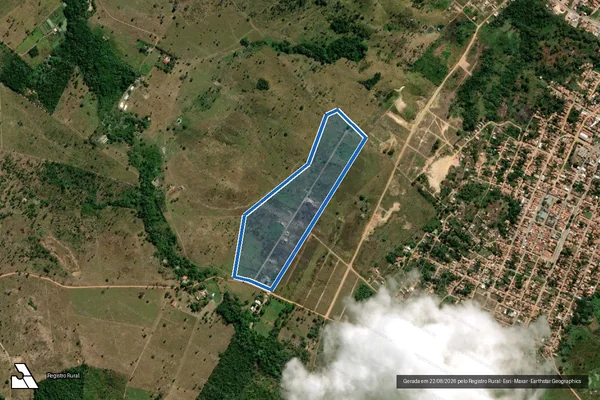 Imagem de satélite de FAZENDA SOSSEGO - PARCELA II em São Geraldo do Araguaia - PA