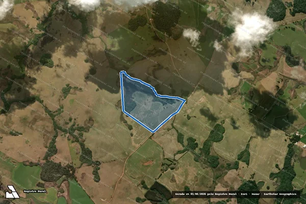 Imagem de satélite de Fazenda do Lajeadinho - Lajeadinho em Esmeralda - RS