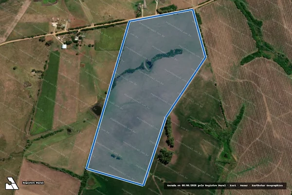 Imagem de satélite de Fazenda Santa Amélia - Parte 1 em Hulha Negra - RS
