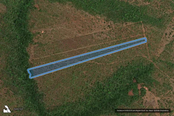 Imagem de satélite de Parte do Lote 05 do Loteamento Porteira Gleba 02/07 - Gleba 7 em Porto Nacional - TO