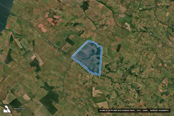 Imagem de satélite de FAZENDA DO ESTADO DE SÃO PAULO em Presidente Venceslau - SP