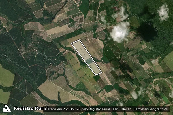 Imagem de satélite de LOTE 33 ? PA. FAZ. RIACHO DAS OSTRAS - LOTE 33 em Prado - BA