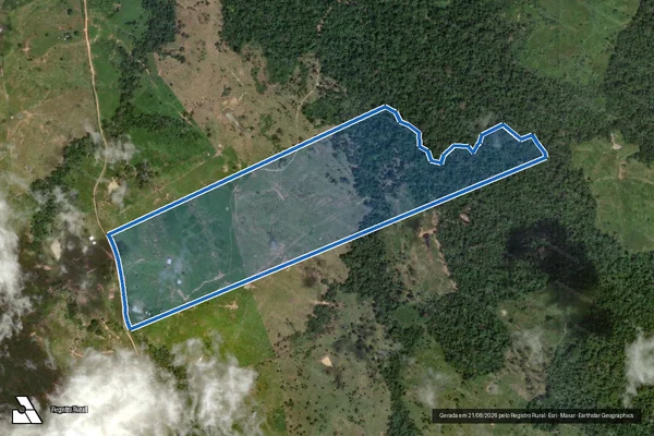 Imagem de satélite de PAD Boa Esperança Lote 173 - Colônia Terra Alta - Lote 173 em Sena Madureira - AC