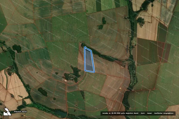 Imagem de satélite de FAZENDA PRATA DE CIMA - Parte 1 em Conceição das Alagoas - MG