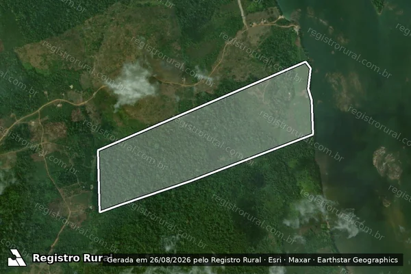 Imagem de satélite de PA RESSACA - LOTE 499 / Parte 1