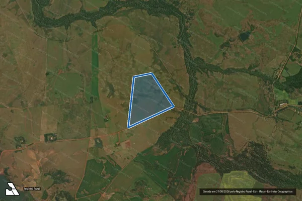 Imagem de satélite de São Pedro da Boa Vista - São Pedro da Boa Vista (Gleba C) em São Borja - RS