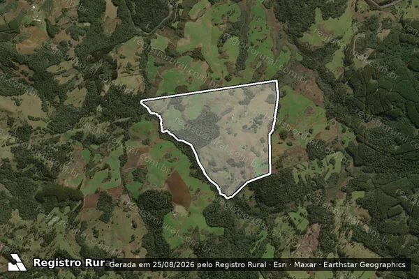 Imagem de satélite de FAZENDA DESPRAIADO - Lote A1 em Curitibanos - SC