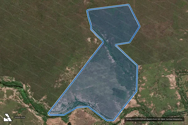 Imagem de satélite de SÍTIO BARAUNAS - Parte 1 em Exu - PE