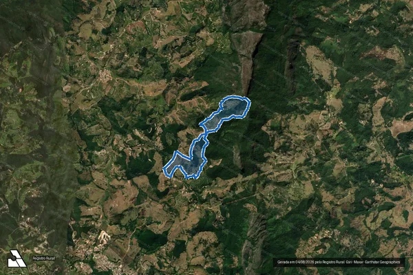 Imagem de satélite de FAZENDA VISTA ALEGRE - Gleba A - GLEBA A1 em Nova União - MG