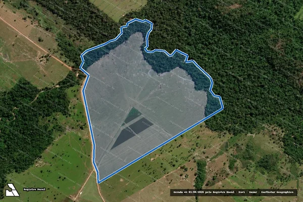 Imagem de satélite de Fazenda São João - Parte 1 em Juara - MT