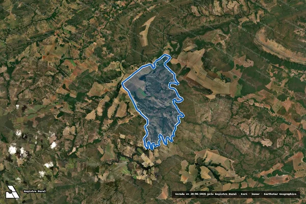 Imagem de satélite de PA COQUEIRAL/QUEBÓ em Nobres - MT