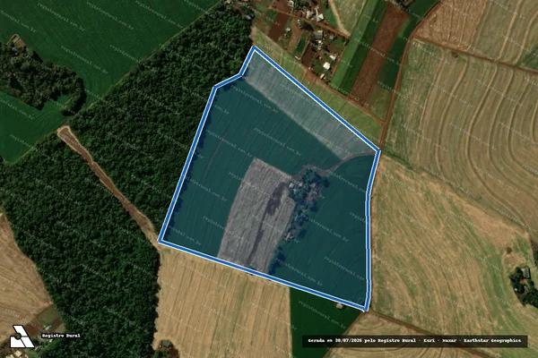 Imagem de satélite de FAZENDA FLAMAPEC - Lote 338 em Cascavel - PR