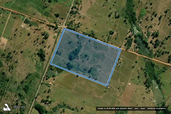 Imagem de satélite de Lote 01 da Gleba 08-C do PIC Ouro Preto - Lote 01-A da Gleba 08-C do PIC Ouro Preto em Teixeirópolis - RO