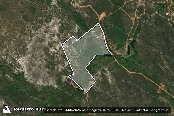 Imagem de satélite de SÍTIO JUNCO - DESMEMBRAMENTO ? SÍTIO ÁGUAS DO JUNCO em Rio de Contas - BA