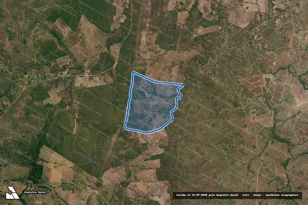 Imagem de satélite de FAZENDA SANTA BARBARA em Natividade - TO