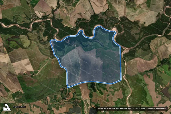Imagem de satélite de Fazenda Vista Alegre - Gleba 1 em Cacequi - RS
