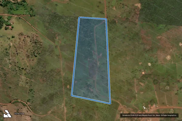 Imagem de satélite de PROJETO DE ASSENTAMENTO ENTRE RIOS II LOTE 79 ? LOTE 29 - PARTE 01 em Floresta do Araguaia - PA
