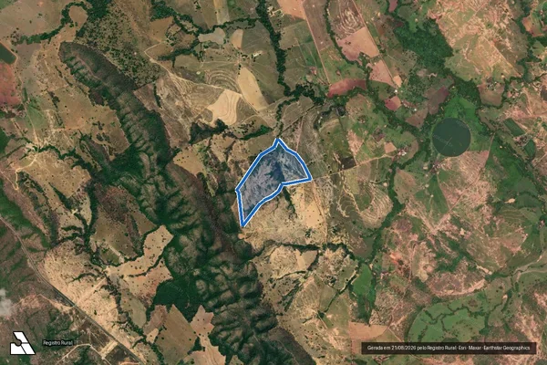 Imagem de satélite de LOTE 02 DO PA PAPA MEL - PARTE I em Unaí - MG